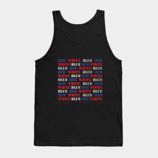 Red White and Blue? Tank Top